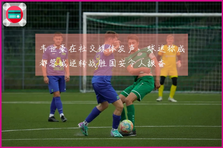 韦世豪在社交媒体发声，球迷称成都蓉城逆转战胜国安令人振奋